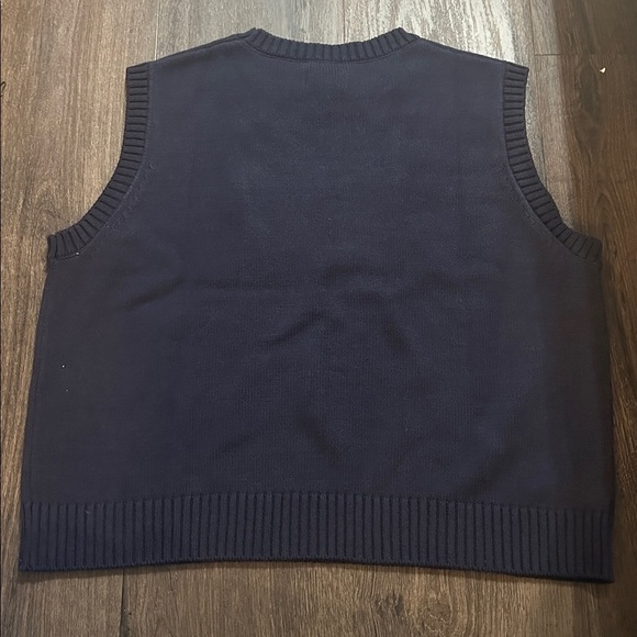 NWT Anthropologie Porridge Crew-Neck USA 🇺🇸 Flag Sweater Vest ⚜️ - Picture 7 of 7